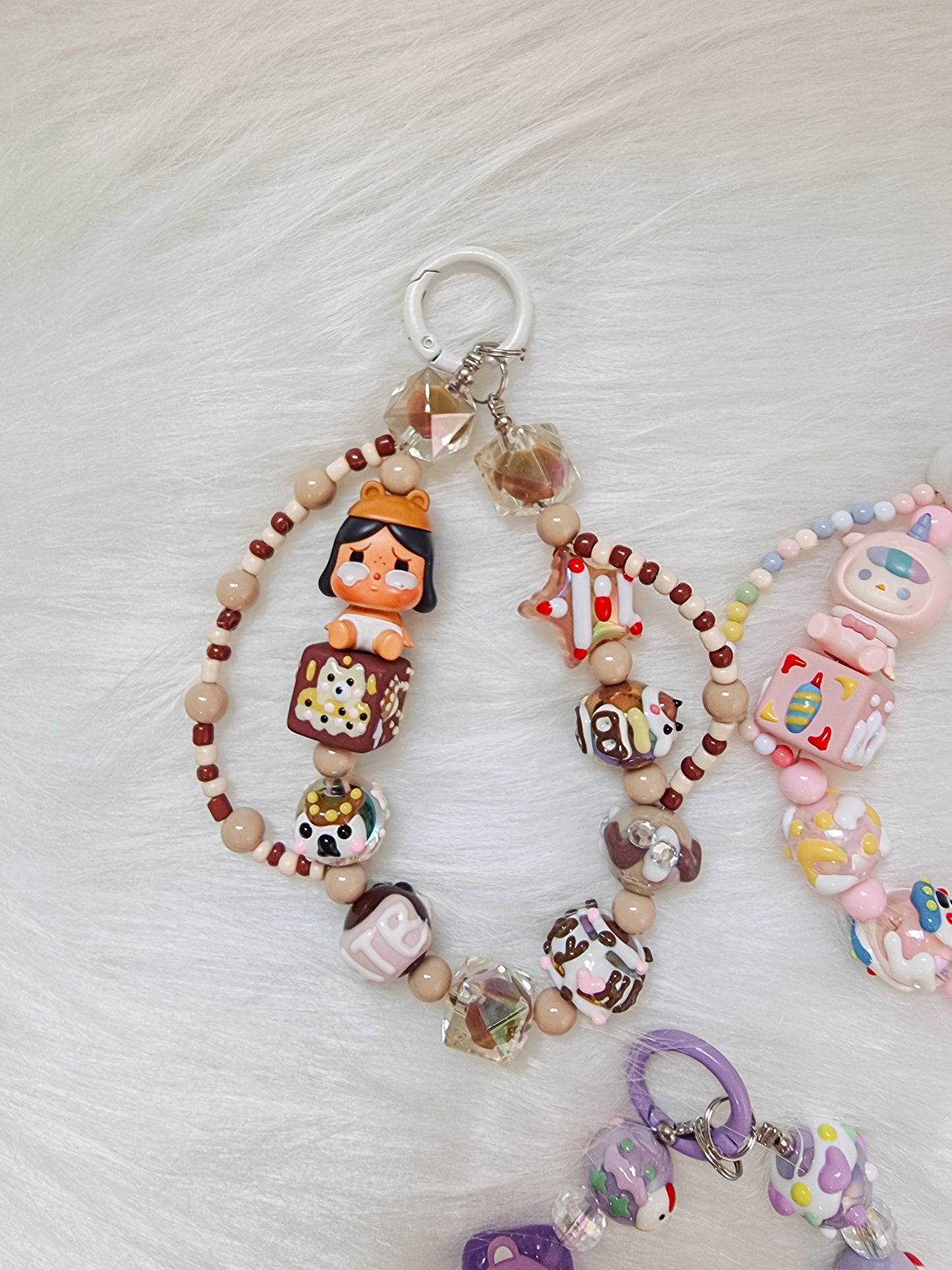 Popmart popbean phone strap