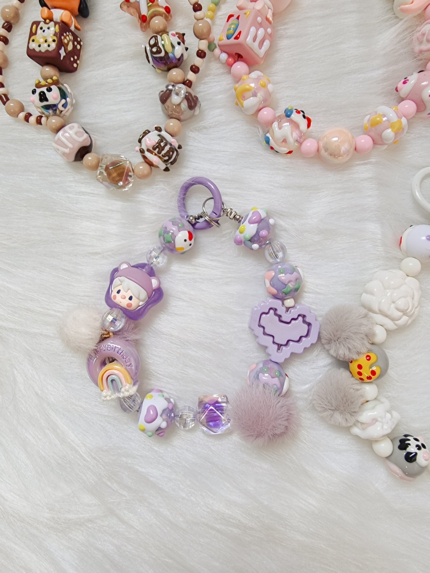 Popmart popbean phone strap