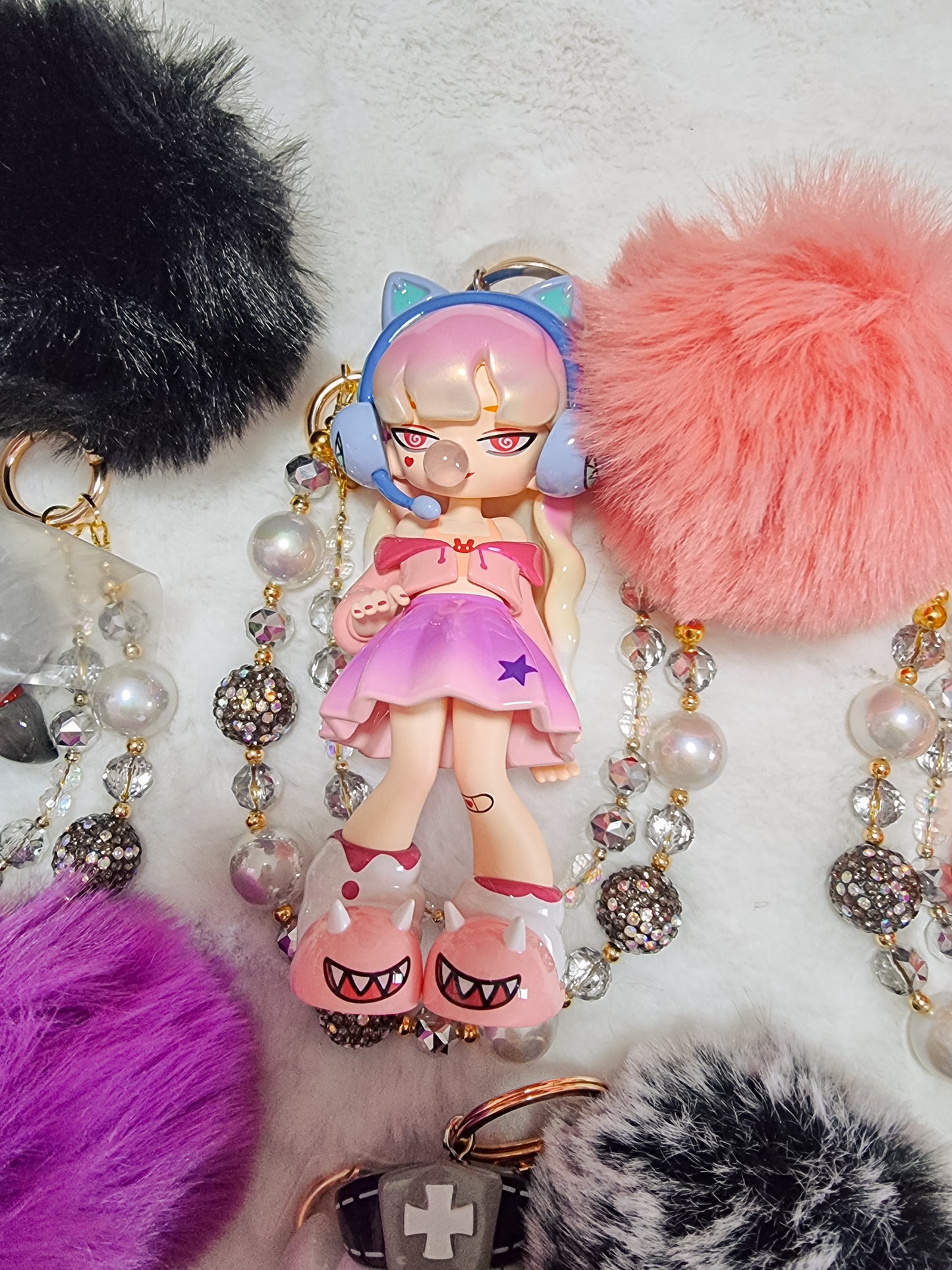 YANDERE GIRLS Remove The Label Series bag charm