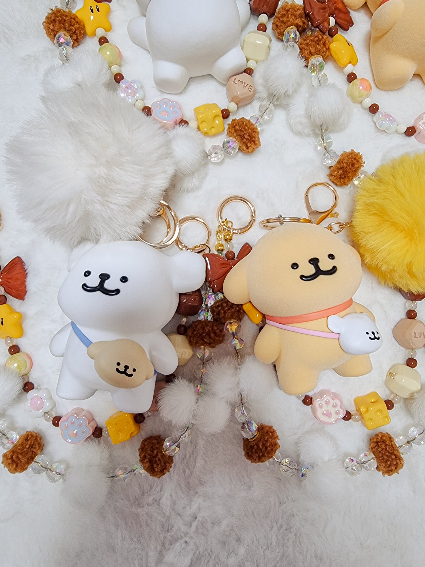 Maltese Friendship bag charm
