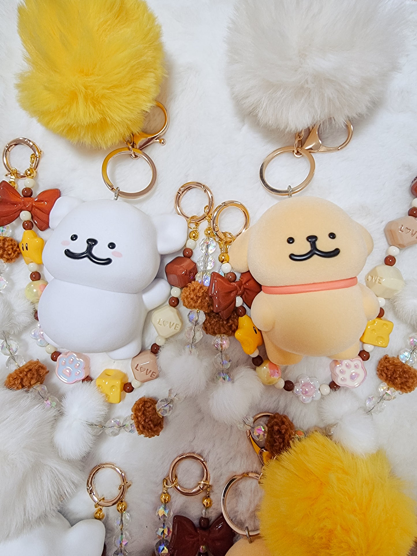 Maltese Friendship bag charm