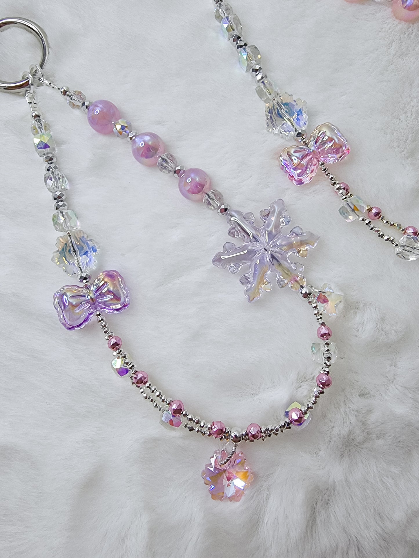 Snowflake phone / bag strap