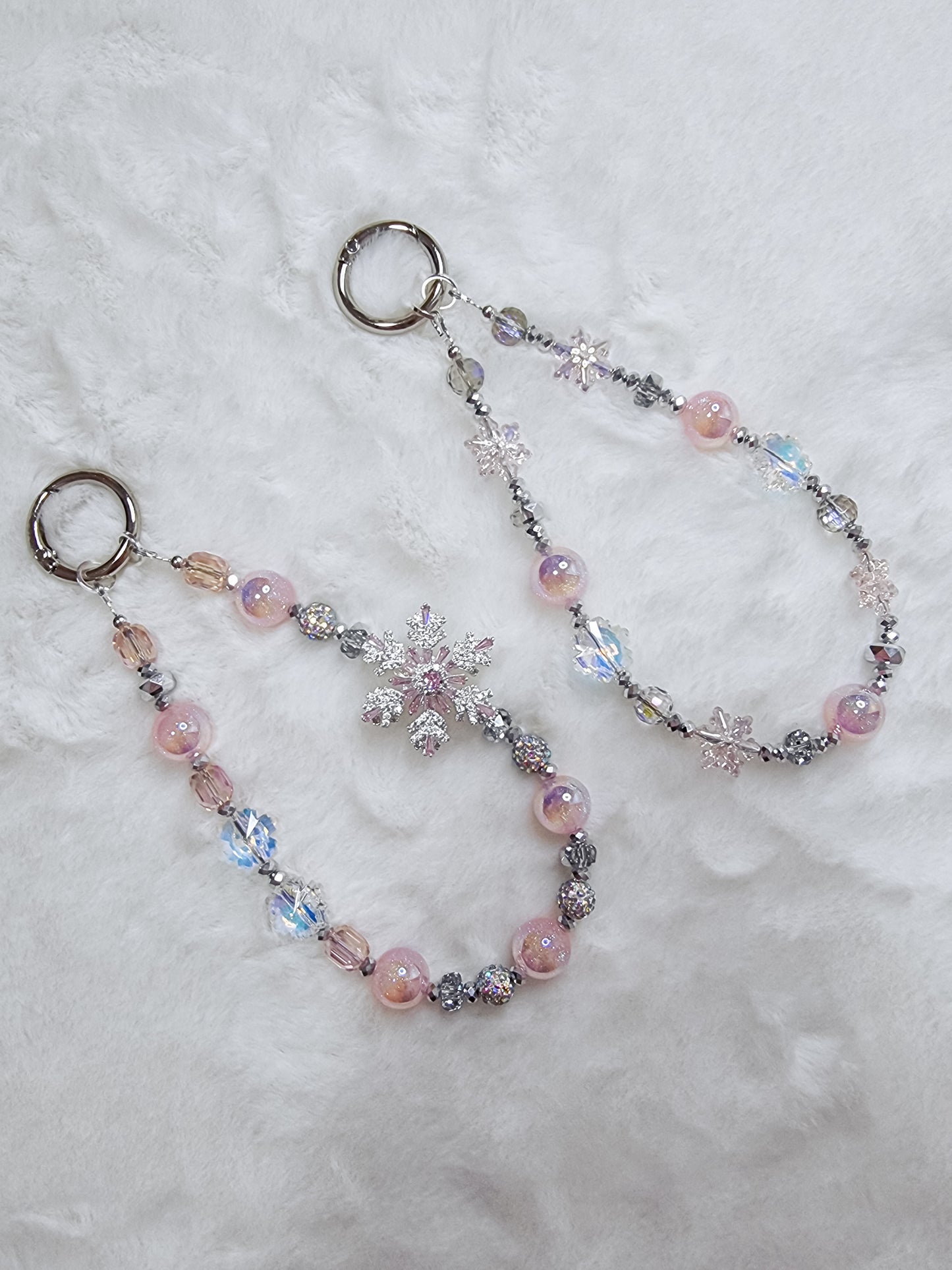 Snowflake phone strap 2