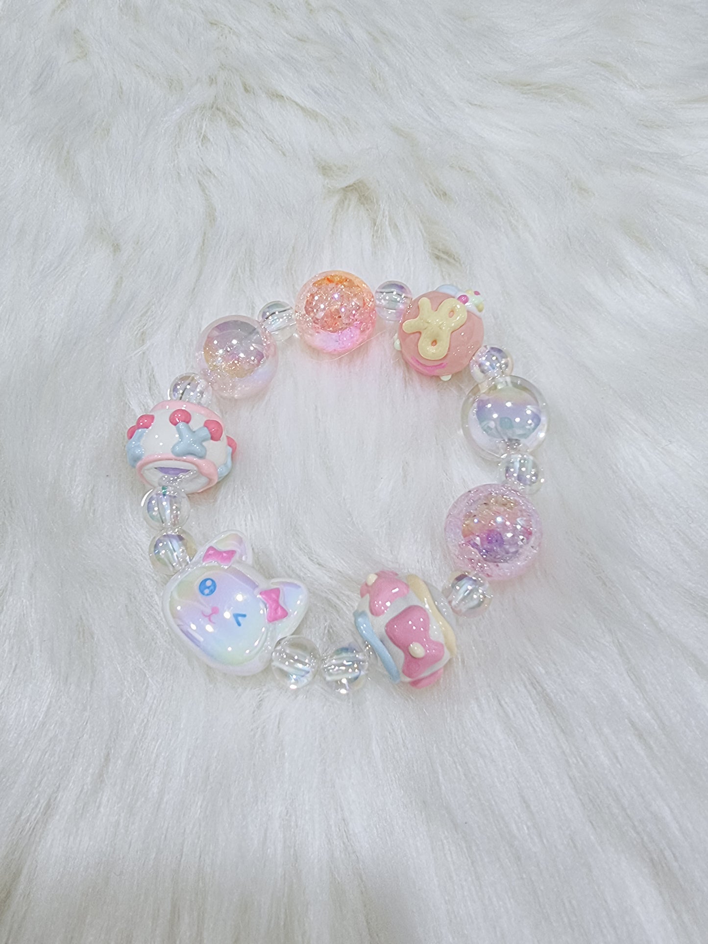 Chunky kitty bracelet
