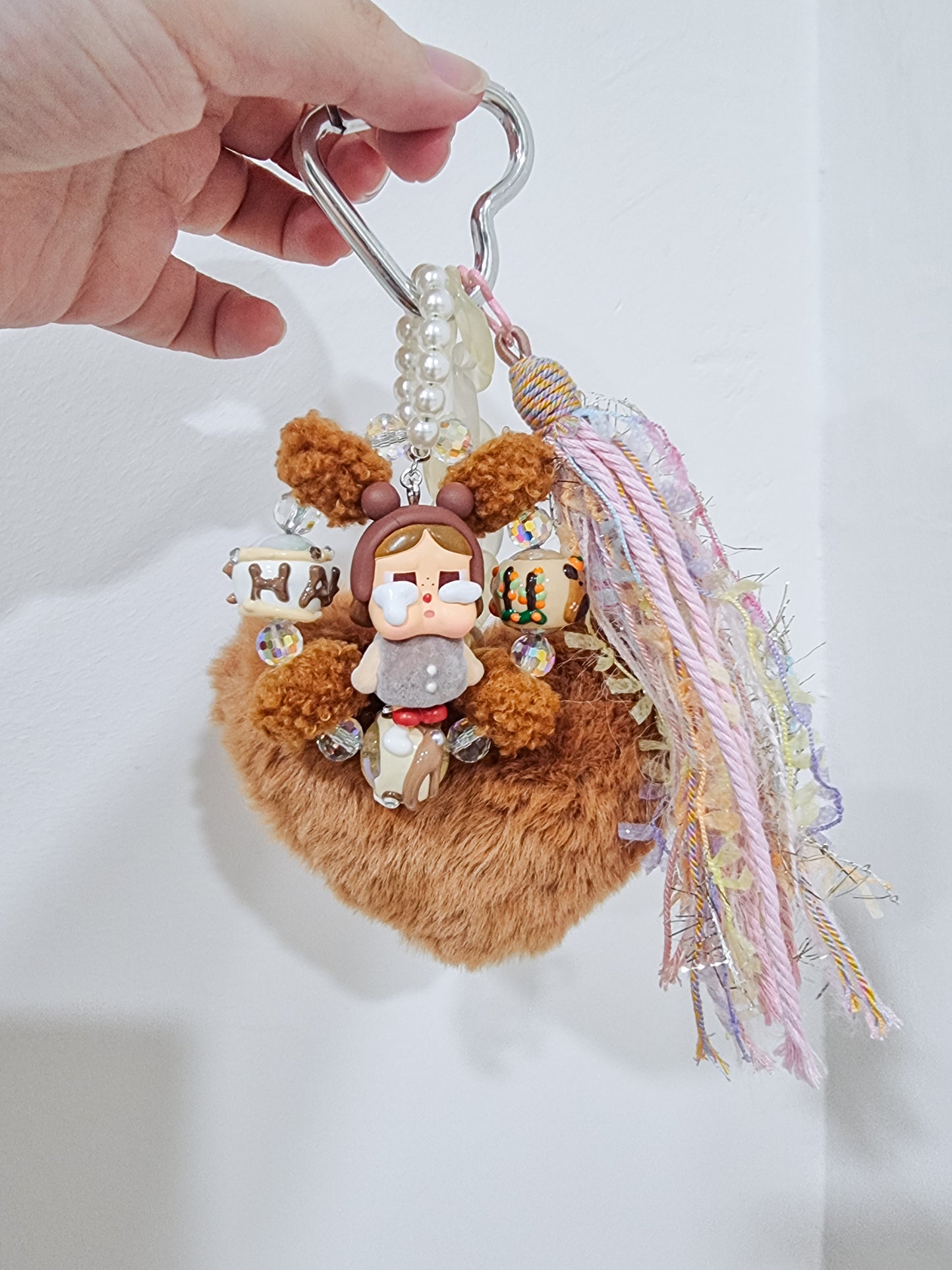 Mini crybaby bag charm / keychain