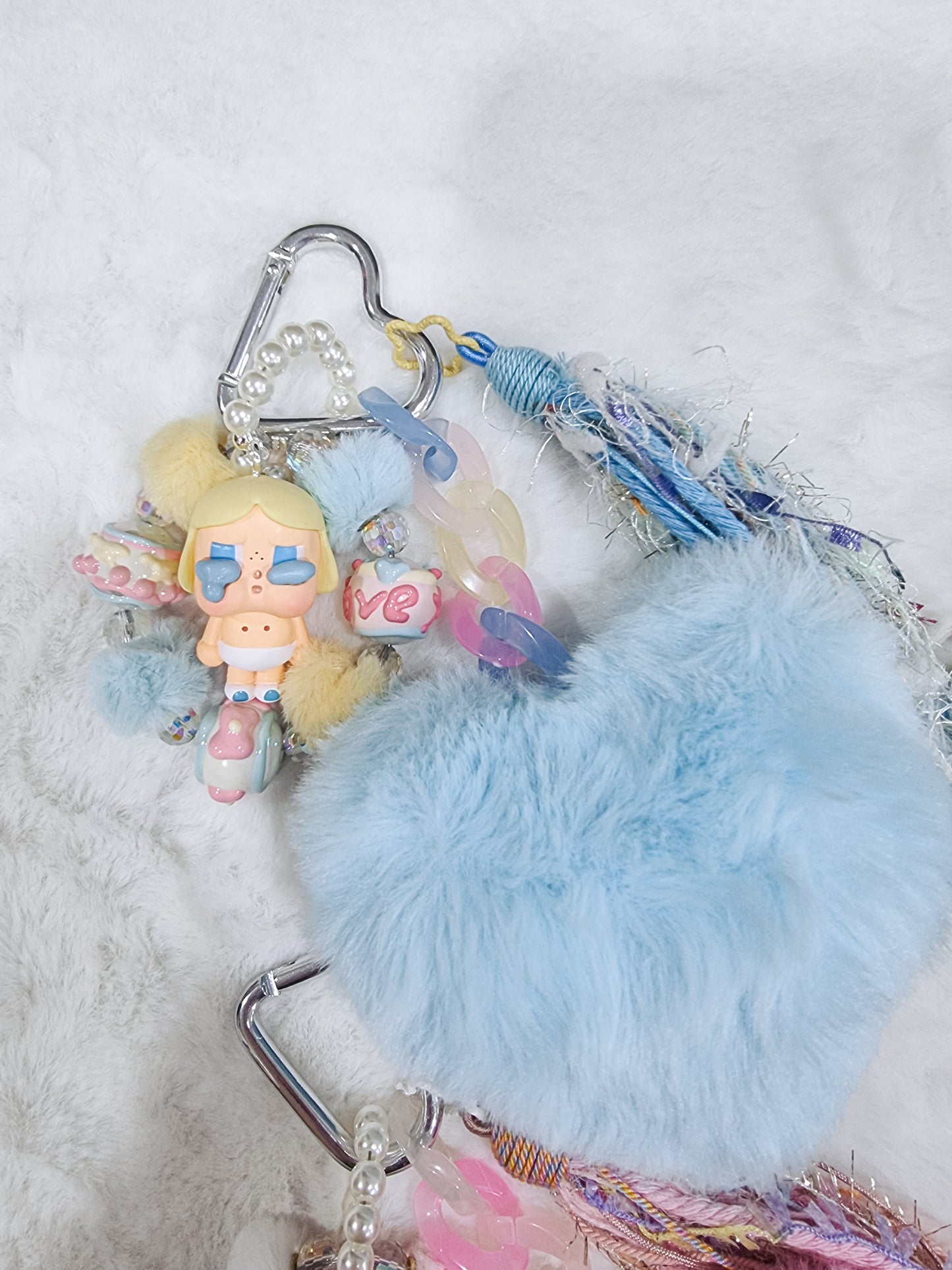 Mini crybaby bag charm / keychain