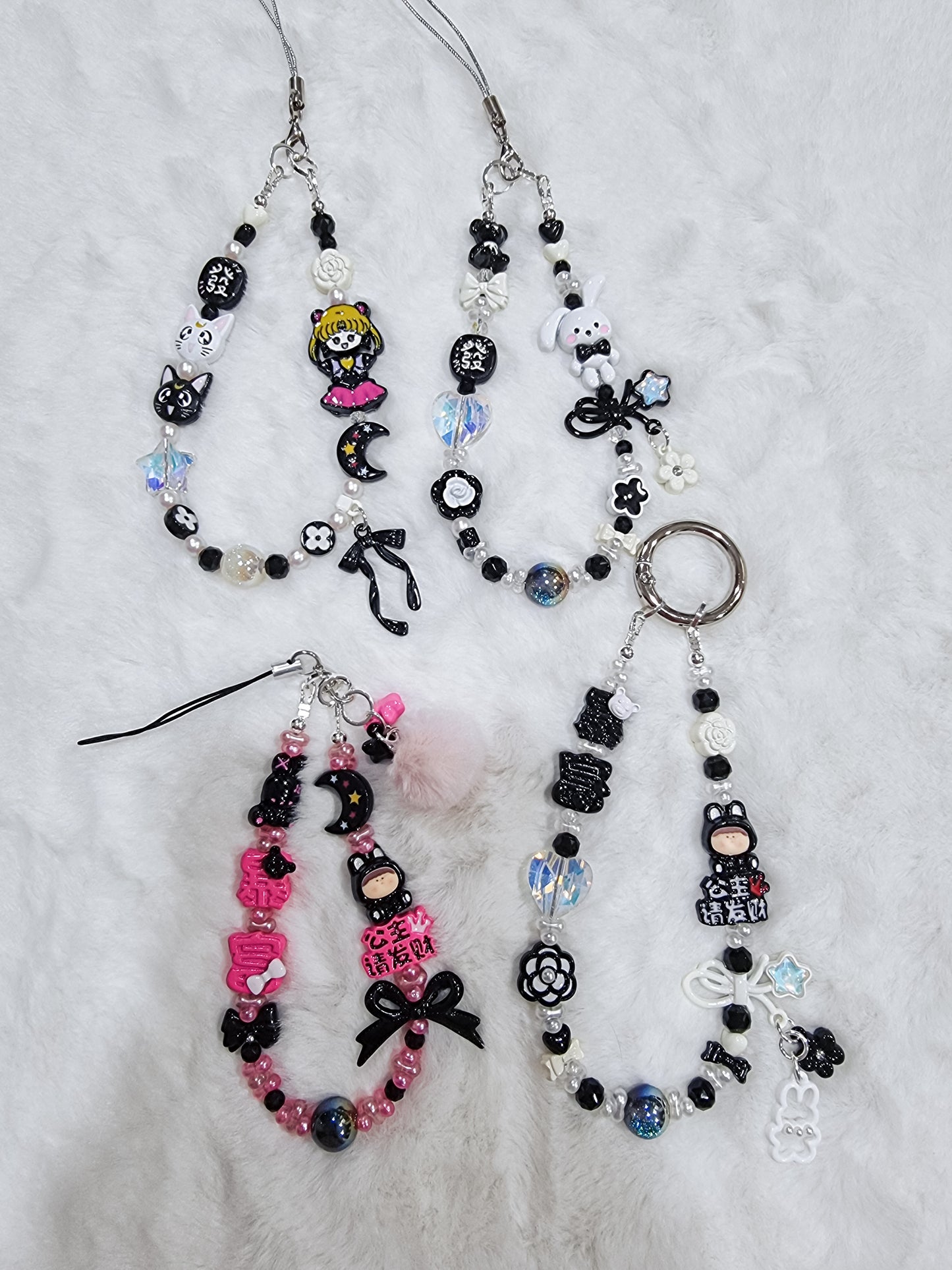 CNY black dainty straps collection