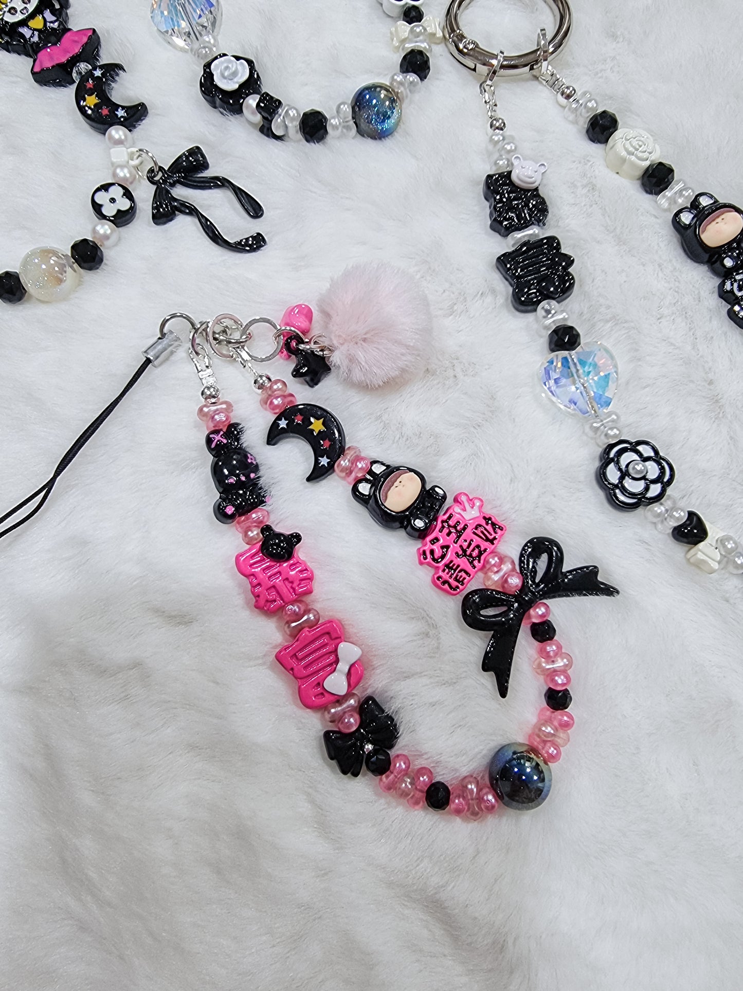CNY black dainty straps collection