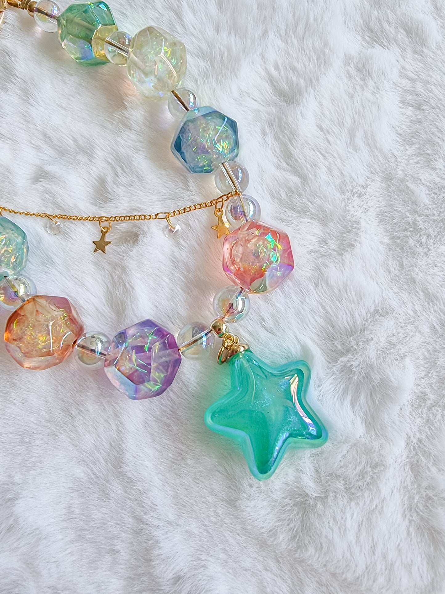 Mermaid colors phone/bag strap