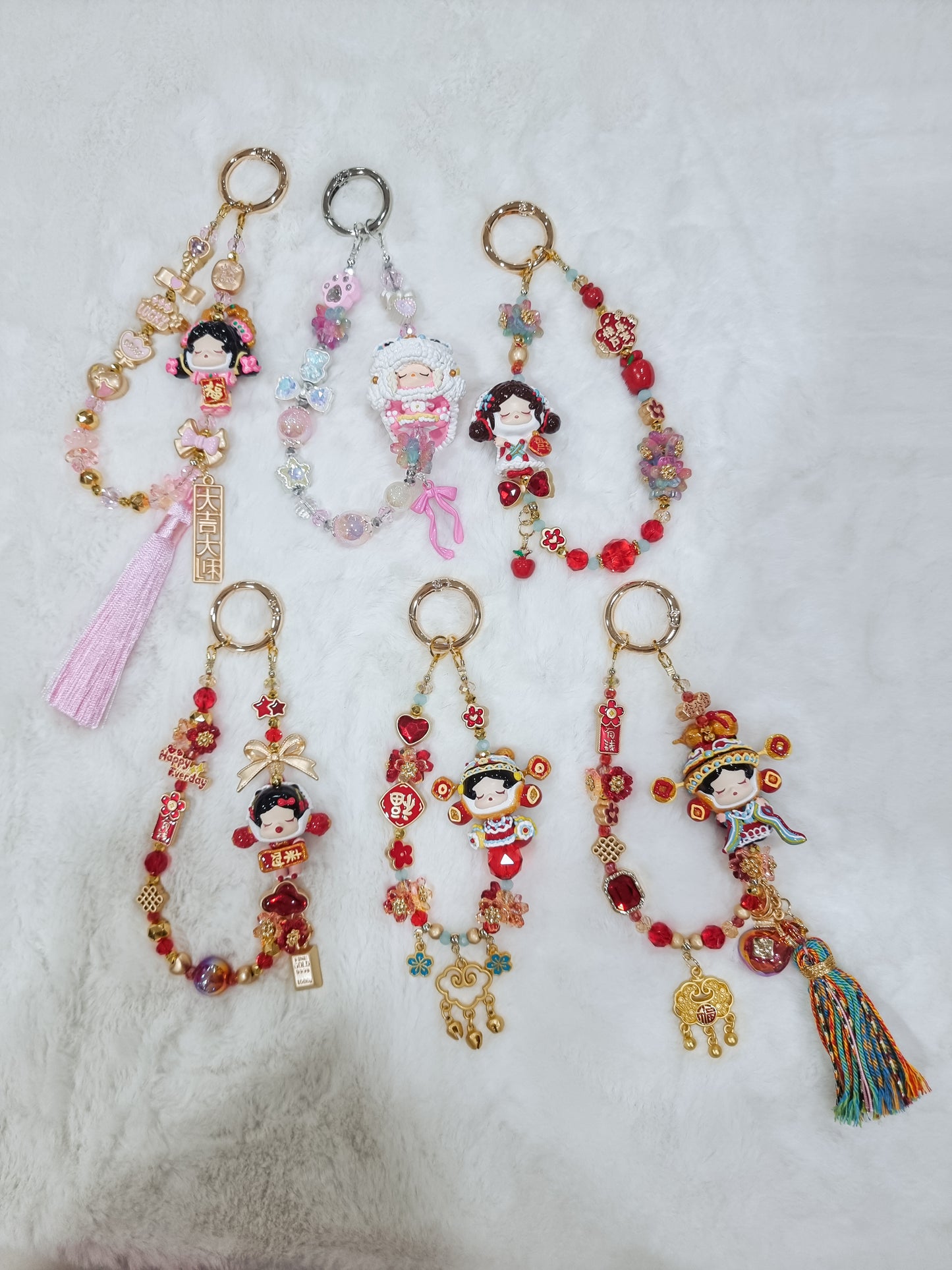 skullpanda CNY phone strap