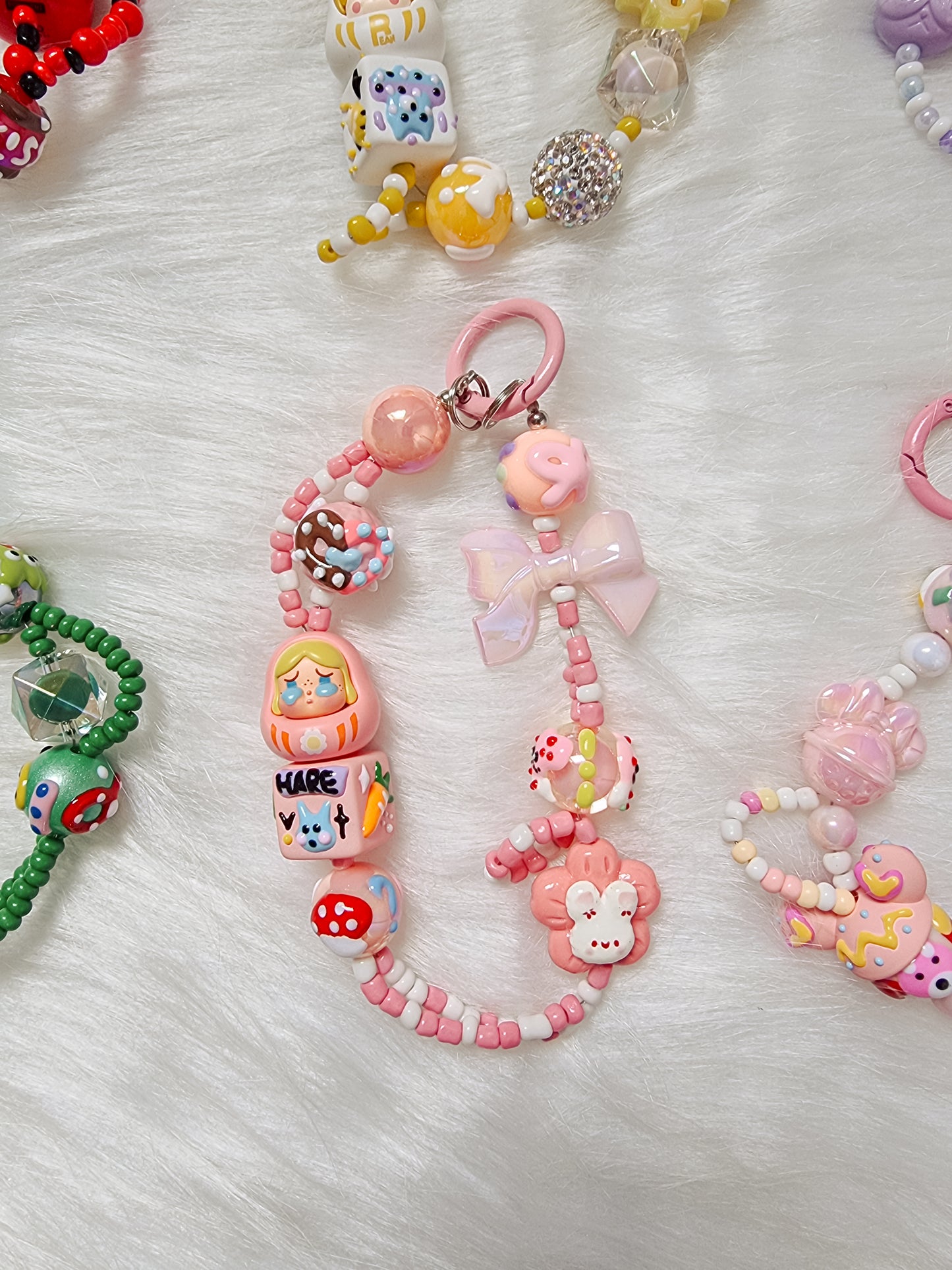 Popmart popbean phone strap