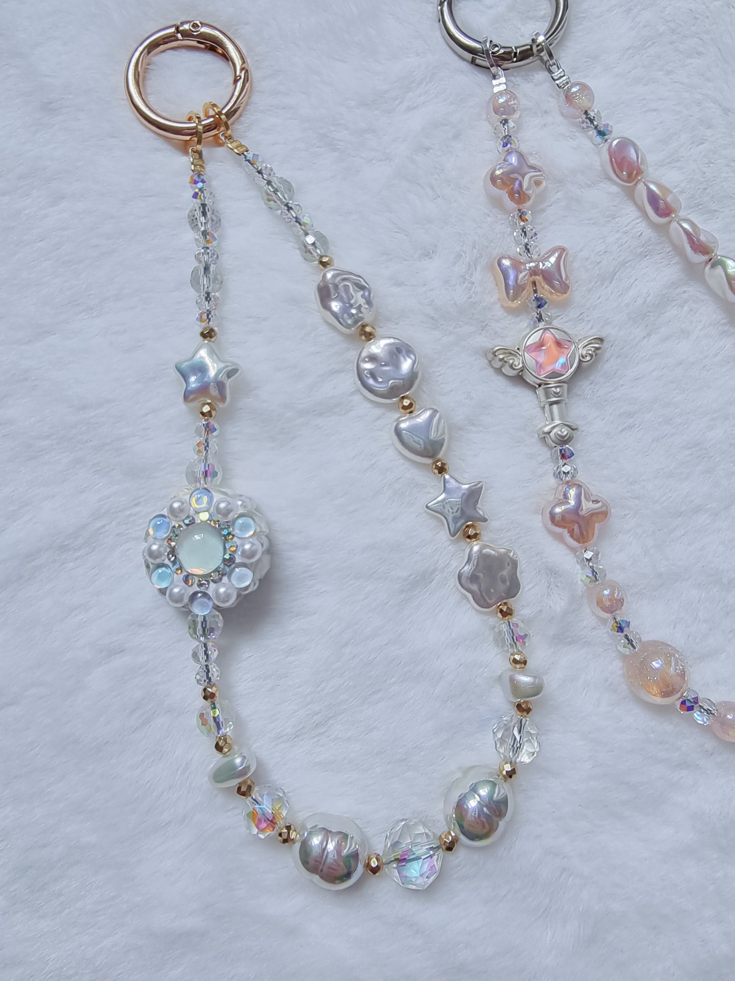 Pearl and crystal straps collection 1