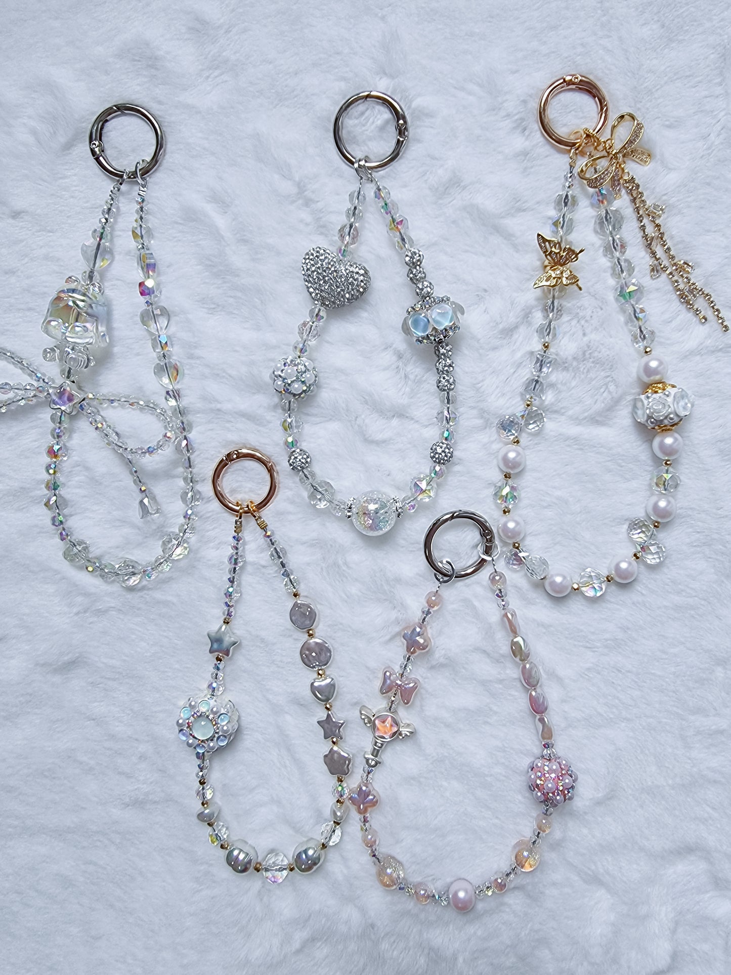 Pearl and crystal straps collection 1