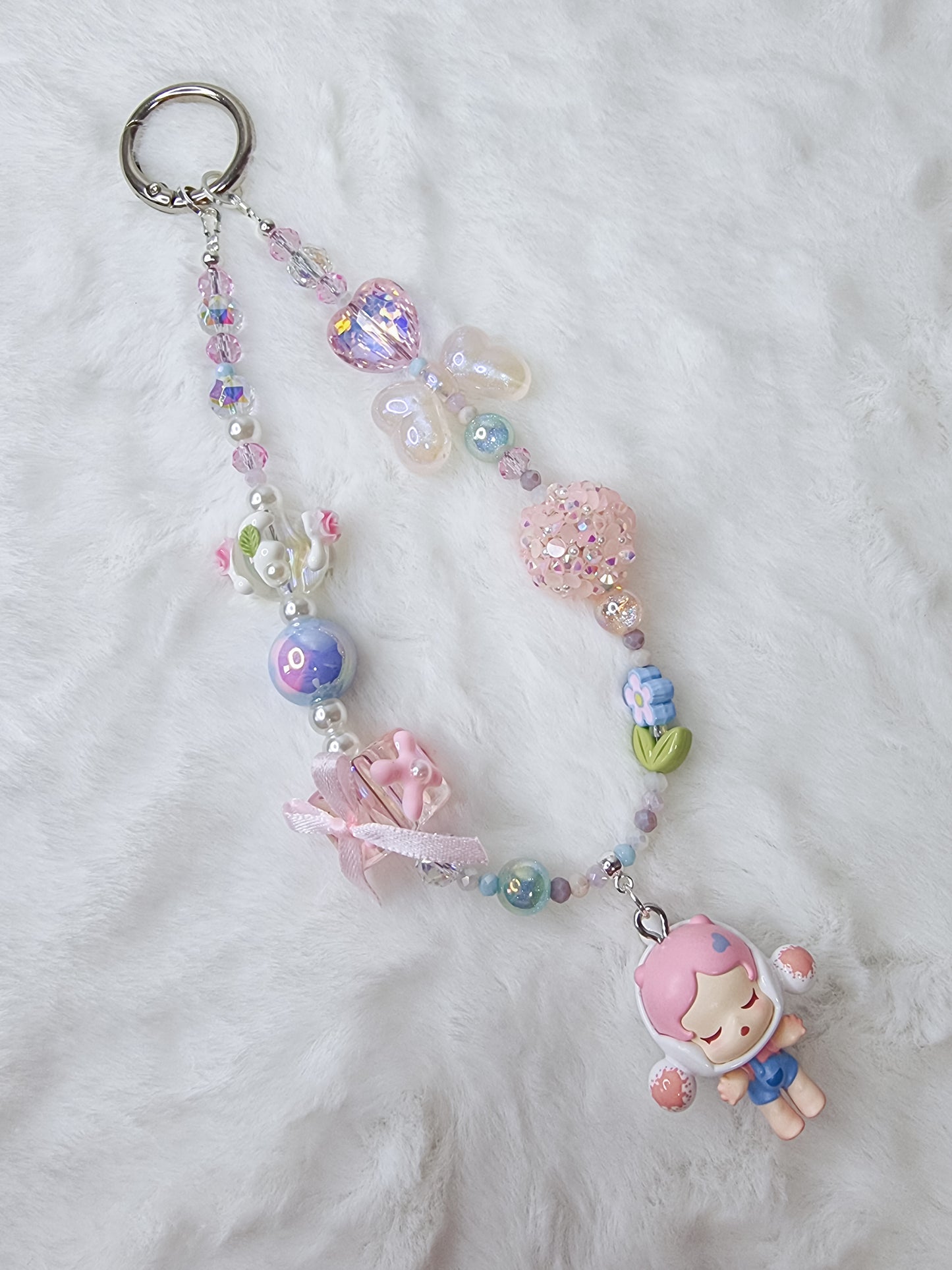 Hug Skullpanda popbean phone strap