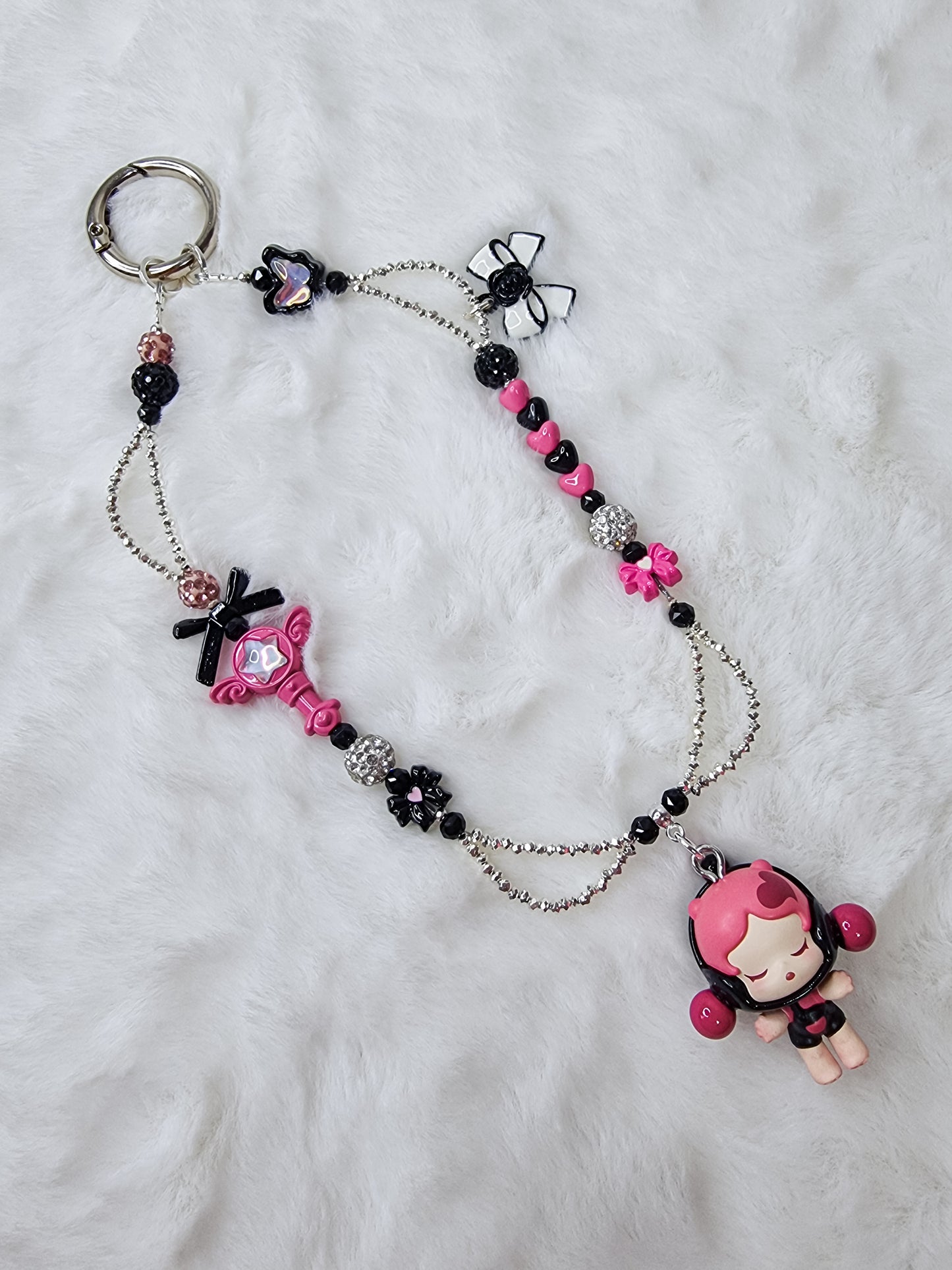 Hug Skullpanda popbean phone strap