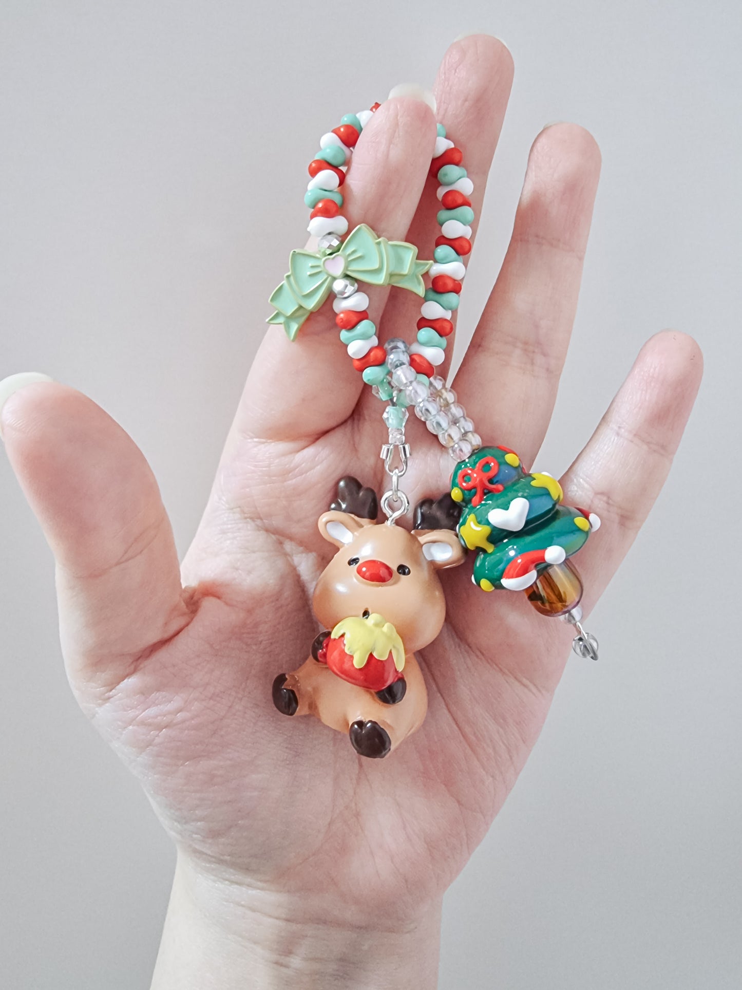 Reindeer keychain