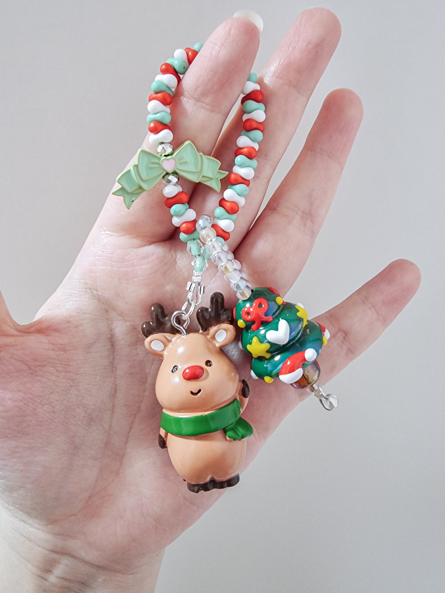 Reindeer keychain