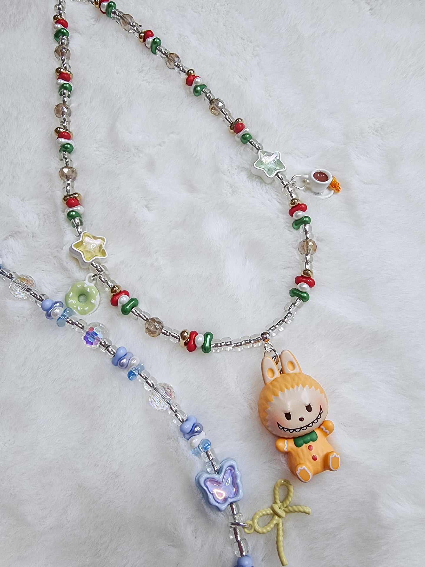 Christmas Popbean necklace