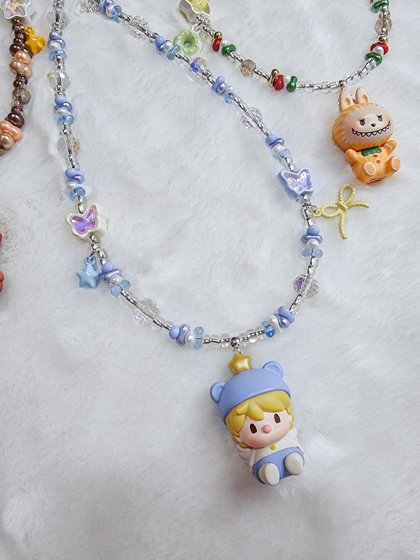 Christmas Popbean necklace