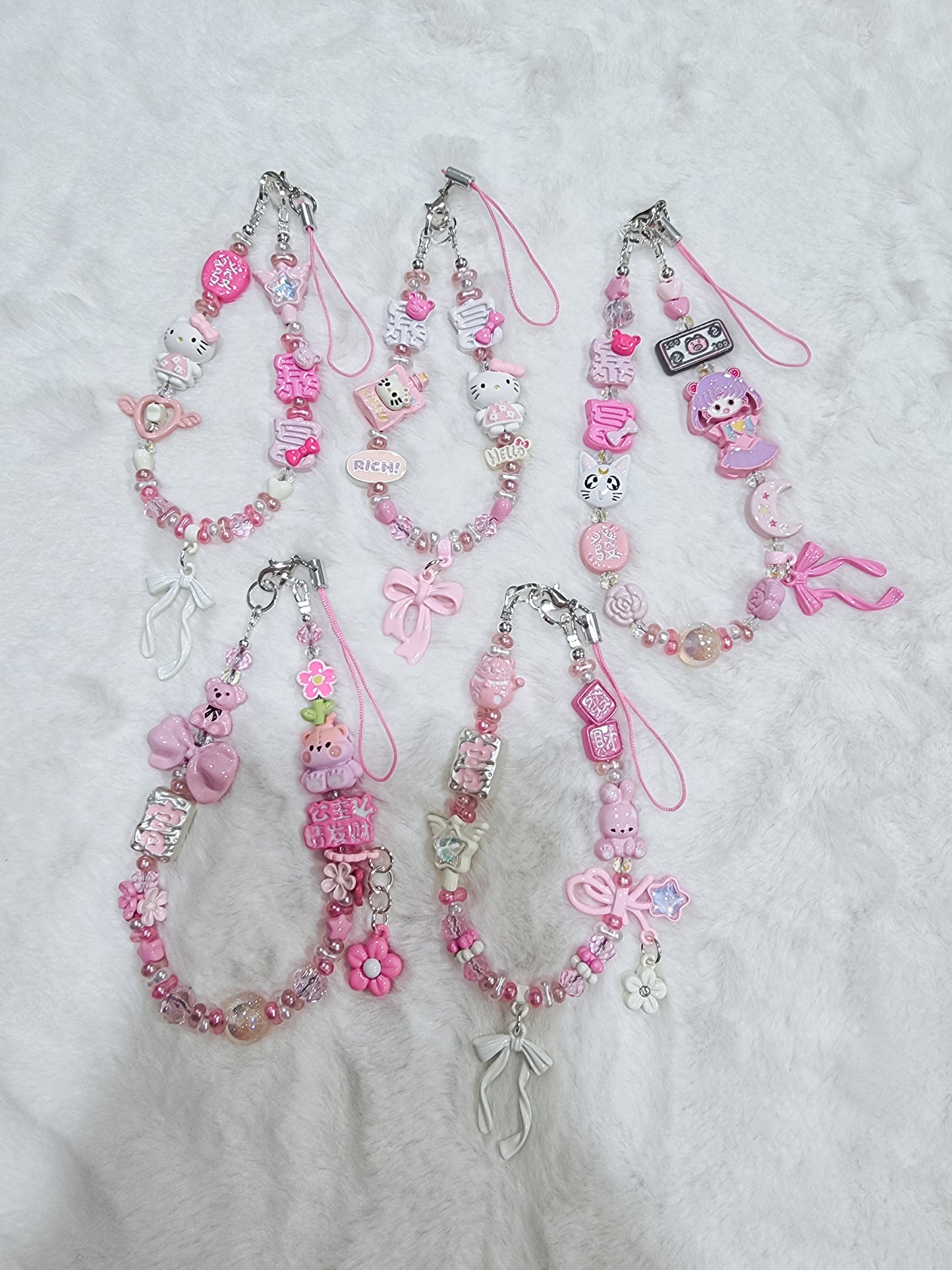 CNY pink dainty straps collection