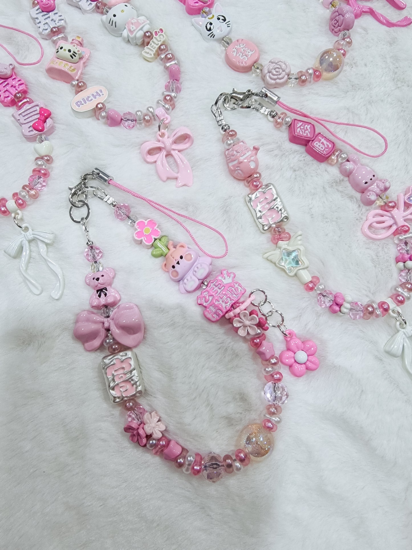 CNY pink dainty straps collection