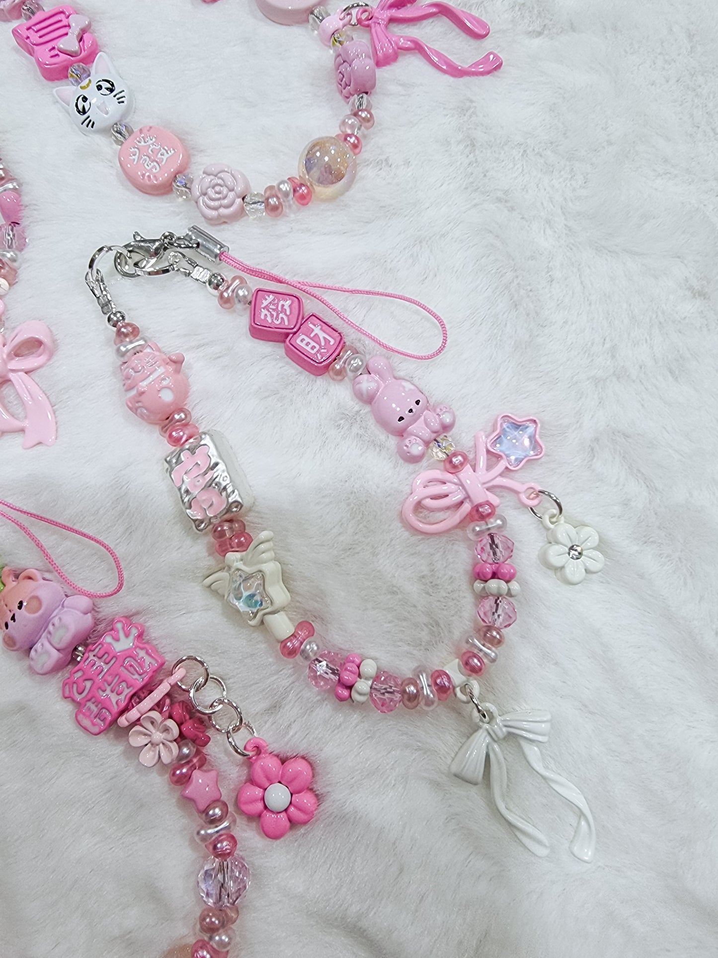 CNY pink dainty straps collection