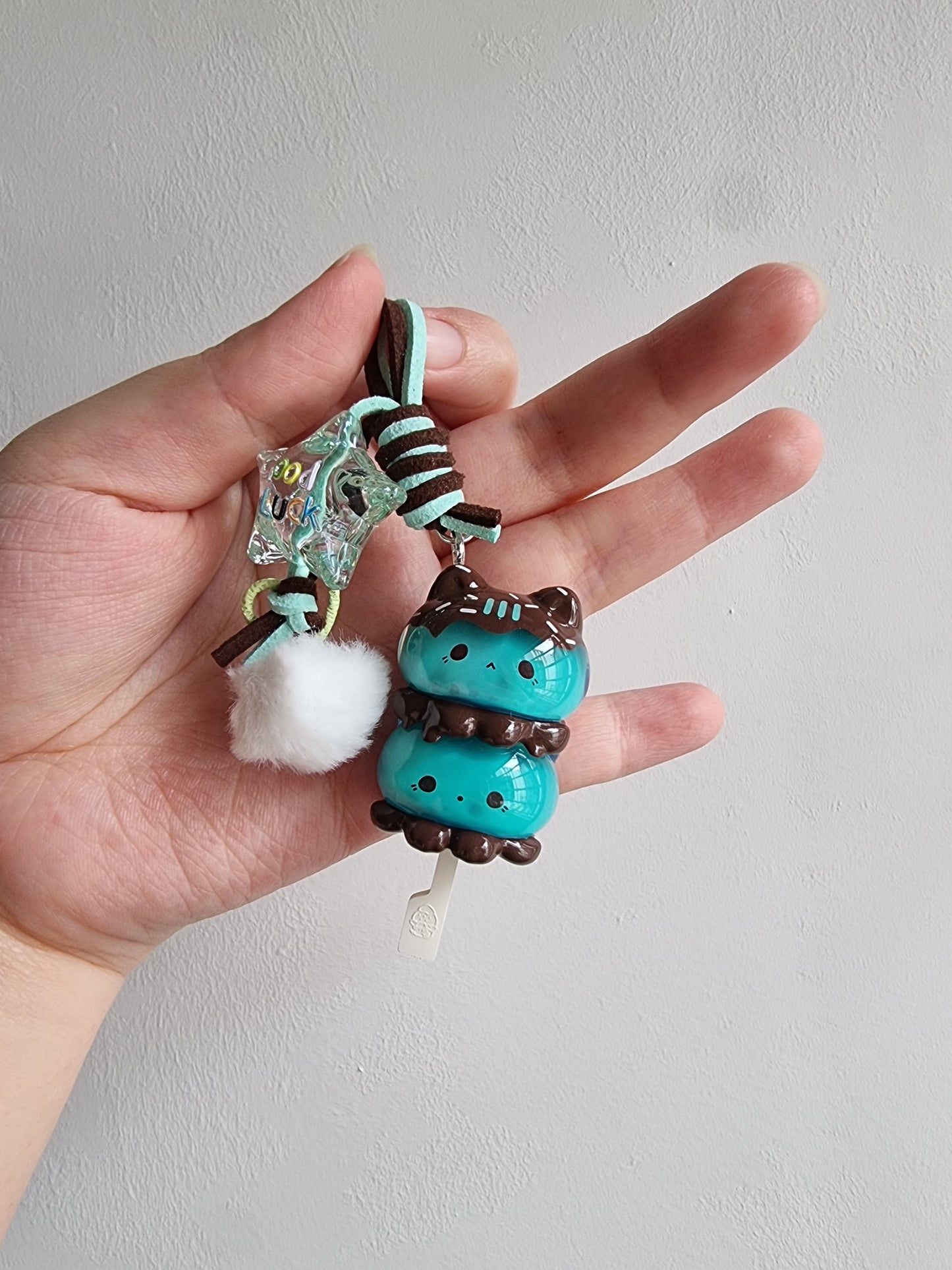 Meow Meow Ice Popsicle keychain