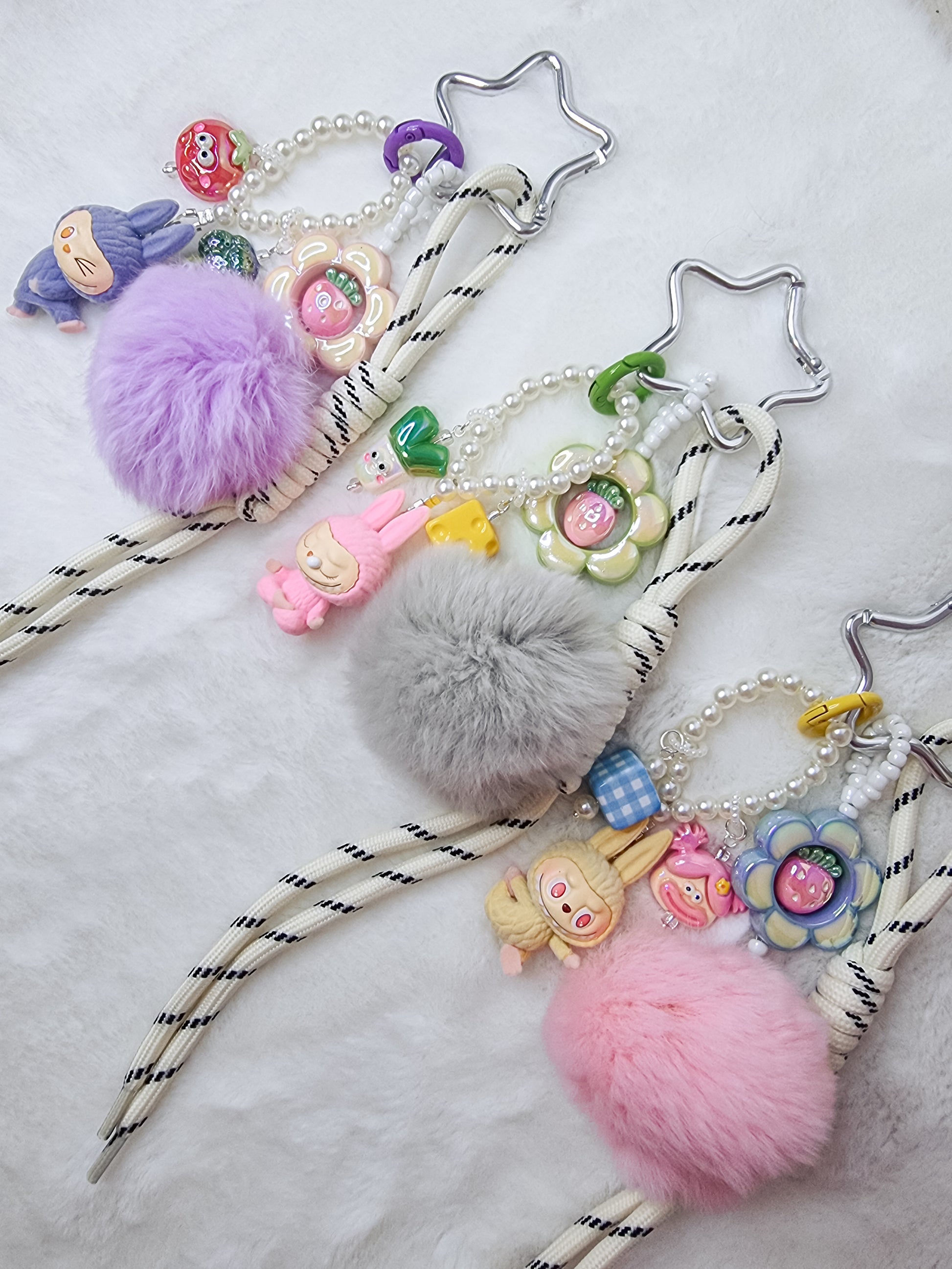 yoga labubu bag charm 2