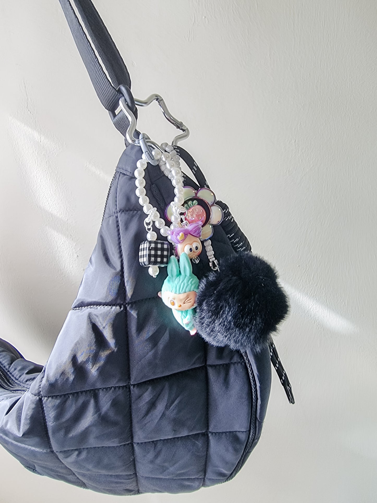 yoga labubu bag charm miu